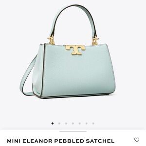 Used once TB Eleanor Pebbled Mini Satchel